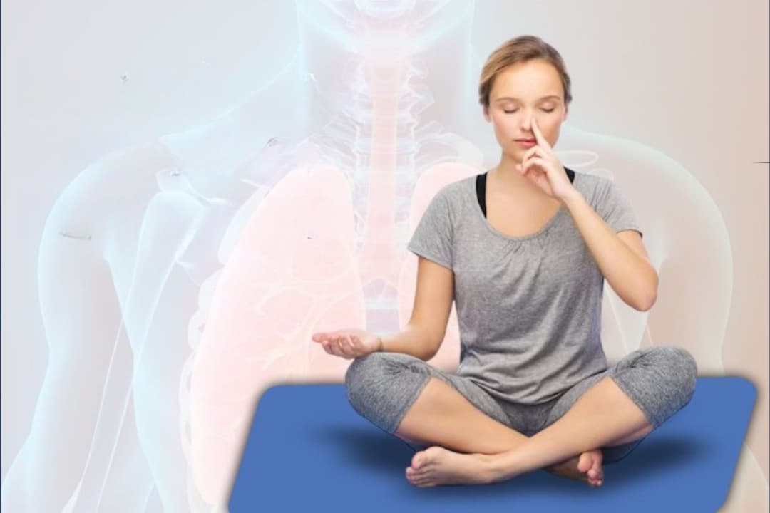 Visual guide to diaphragmatic breathing exercise
