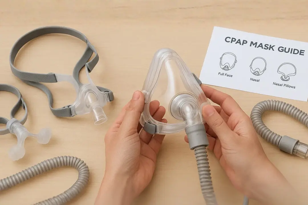 Placeholder for CPAP mask sizing and fitting illustration