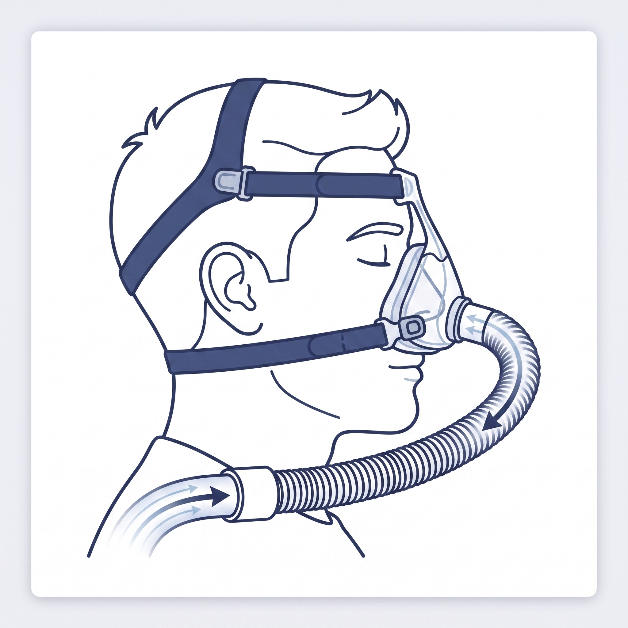 Wear mask and adjust the fit